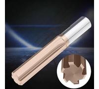 1 pz. Alesatori H7 rivestiti for utensili CNC - Alesatore a scanalatura dritta in metallo duro da 2-4,5 mm for foratura di precisione - Utensile HSS Masterbatch a 6 scanalature(2.5x100)