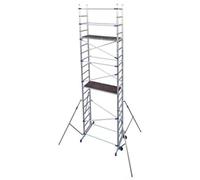 1 PZ ALZATA CLAC X TRABATTELLO CLIC FACAL ALLUMINIO CM 143X51 H. CM 210