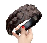 1 PZ Ampia Twist Parrucca Fasce Per Le Donne Fishbone Intrecciato Fasce Per Capelli Fatte A Mano Styling Dei Capelli K6Y1 Copricapo Accessori Hoop