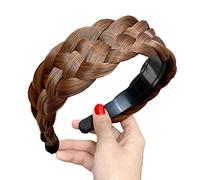 1 PZ Ampia Twist Parrucca Fasce Per Le Donne Fishbone Intrecciato Fasce Per Capelli Fatti A Mano Cerchio Dei Capelli Copricapo Accessori Bande Styling H7Q4
