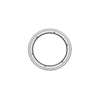 1 pz Anello a rulli incrociati RE16025 RE16025UU RE16025UUC0 RE16025UUCC0 di anello interno in due pezzi for sostituire il cuscinetto(RE16025UUC0)