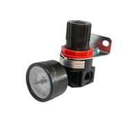 1 pz AR2000 1/4'' Regolatore di pressione 'aria Compressore Pompa Unità di trattamento di regolazione del gas con manometro Lega di alluminio regolabile(AR2000)