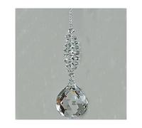 1 pz arcobaleno sfera di cristallo prisma finestra pendente di cristallo appeso decorazione della casa(1pcs-clear A)