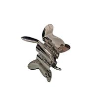 1 Pz Argento Moda Farfalla Grab Clip Donne Metallo acconciatura Clip Squalo Clip Moda Copricapi Accessori per acconciature, TS, 3092,1