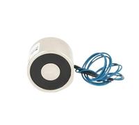 1 pz Aspirazione 10KG 30/22 6V 24V 12V Elettromagnete Opzionale Impermeabile Solenoide di Sollevamento Ventosa di Tenuta Magnete Elettrico(24V)