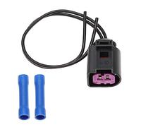 1 pz Auto Generatore Spina Cablaggio con Tubi termorestringenti 1J0973772 Compatibile con Audi Compatibile con VW 2 Pin Alternatore Connettore Spina