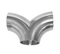 1 PZ Auto In Acciaio Inossidabile 304 Rubinetto Tee Tubo Universale Saldatura Raccordi Per Tubi Di Scarico Silenziatore A Spina Di Pesce Terminale Scarico Auto(32-1.5MM)