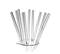1 pz. Bacchette di agitazione in vetro da laboratorio, diametro 5 mm, 6 mm, 7 mm, lunghezza 200/250/300/350 mm, agitatore in borosilicato for laboratorio di chimica(D7x150mm)