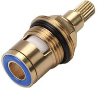 1 pz bagno valvola miscelatrice acqua calda fredda kit di regolazione della temperatura dell'acqua cartuccia del rubinetto valvola termostatica in ceramica in ottone