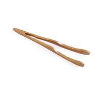 1 pz Bambù Tè Pinze da Tè Legno Toast Pinze in Legno Tostapane Bagel Spremiagrumi Zucchero Ghiaccio Pinze da Tè 18 cmDesign Durevole
