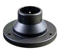 1 PZ BASE X PALO LAMPIONE GLOBO ABS NERO BASE CM 16