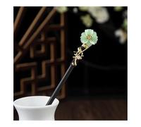 1 pz bastone per capelli in legno stile cinese fiore forcina con nappa elegante signora clip per capelli accessori per capelli vintage (12)