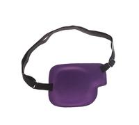 1 pz benda sull'occhio un occhio benda sull'occhio concava regolabile unisex for adulti bambini costume cosplay pirata benda sull'occhio singolo(Purple)