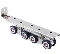 1 pz. Binario for puleggia sospesa for porta scorrevole, for porta in legno, 4/8 ruote sospese.(4 Wheels)