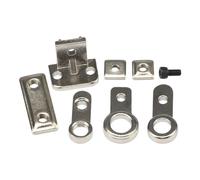 1 pz blocco di fissaggio hardware blocco a L staffa del sedile con ventosa a cinque fori singola e doppia(Five-hole/5PCS)