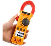 1 pz BM528D Mini Pinza amperometrica anti-scottatura for elettricisti Amperometro digitale Pinza amperometrica multifunzionale Misuratore di capacità Alta precisione(528F)