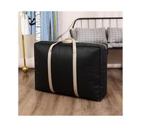 1 pz. Borsa for bagagli extra large impermeabile for trasloco, lavanderia, shopping bag, cubi in tessuto non tessuto, strumento di imballaggio for la casa(Black,S-50X25X30CM)