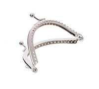 1 pz borsa portamonete in metallo telaio artigianale bacio chiusura accessori 8,5 cm borsa che fa borsa maniglia arco telaio in metallo staffa bacio chiusura semicerchio retrò clip fatta a mano