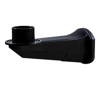 1 PZ BRACCIO X LAMPIONE GLOBO ABS NERO L.CM 22,5