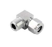 1 pz BSPT NPT gomito maschio angolo 90 gradi raccordo tubo acciaio inox 304 6 mm 8 mm 10 mm 12 mm tubo a 1/8" 1/4" 3/8" 1/2"(1I2 x 16mm)