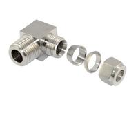 1 pz BSPT NPT gomito maschio angolo 90 gradi raccordo tubo acciaio inox 304 6 mm 8 mm 10 mm 12 mm tubo a 1/8" 1/4" 3/8" 1/2"(1I2 x 16mm)