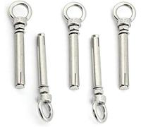 1 PZ, Bullone in Metallo Occhiello di Sollevamento Ghiera Bullone di Espansione Vite Marine Grado 304 Acciaio Inossidabile Muro di Cemento Manicotto di Ancoraggio Heavy Dutyr(M6X80MM)
