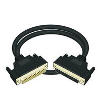 1 pz cablaggio rapido DB50 D-Sub modulo di interfaccia for montaggio su guida DIN DB50 morsettiera a molla Splitter(DB50 M To F 1M)
