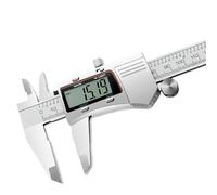1 pz Calibro digitale for pachimetro in metallo Calibro professionale Vernier Strumenti di misurazione Calibro spesso for lavorazione del legno Righello elettronico di profondità(BOX IP54 Caliper)