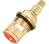 1 pz. Cartucce for valvole for rubinetti Cartucce di ricambio in ottone for valvole a disco ceramico Inserto for valvola a premistoppa Cartuccia a quarto di giro(Red)