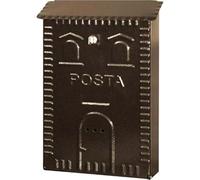 1 PZ CASSETTA POSTA CASETTA 702 ACCIAIO VERN NERO/RAME MM 250X80 H.MM 380