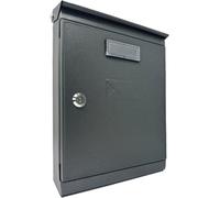 1 PZ CASSETTA POSTA EVOLUZIONE ACCIAIO VERN ANTRACITE MM 220X75 H.MM 320