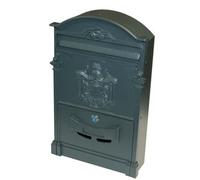 1 PZ CASSETTA POSTA REGIA EFFE ALLUMINIO PRESSOFUSO GRIGIO MM 260X90 H.MM 410