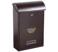 1 PZ CASSETTA POSTA VILLA ALUBOX ACCIAIO VERN ANTRACITE MM 250X100 H.MM 400