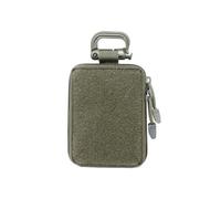1 pz Casual Uomini Portafoglio Moneta Portatile Mini Soldi Sacchetto di Moneta Del Sacchetto Chiavi Titolare Della Vita Borsa Rotonda, Verde scuro, 1 pezzo, Taglia unica