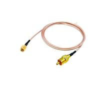 1 pz Cavo RG316 RCA maschio a spina SMA/connettore jack femmina Terminale a crimpare RF Jumper Pigtail(RCA Male to RPSMA M,1.5M)