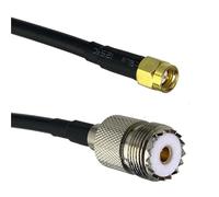 1 pz Cavo RG58 SO239 Femmina a SMA Maschio Connettore Adattatore Coassiale RF Dritto 6 pollici ~ 20 M(3FT (1M))