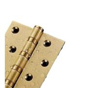 1 pz cerniera a mortasa e tenone in acciaio inossidabile con cuscinetto for porta con apertura piatta cerniera for porta in legno(Bright Black 4-inch flat open foot thick hinge [1]])