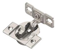 1 pz. Cerniera Blum Compact 107° incl. piastra di montaggio, con molla, da avvitare, incl. 4 viti