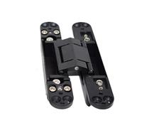 1 pz Cerniera for porta pieghevole in lega di zinco regolabile nascosta portante 40 kg 150 * 25 mm for interni(G40 Black 1 price)