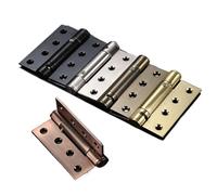 1 pz. Cerniera for porta scorrevole in acciaio inox con ammortizzatore idraulico, molla di smorzamento di posizionamento a 90 gradi, apertura e chiusura automatiche(Black 6-inch 1 buffer)