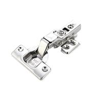 1 pz Cerniera in acciaio inox for porte Cerniere idrauliche Tampone ammortizzatore Chiusura ammortizzata for mobili e armadietti Ferramenta(Half Overlay)