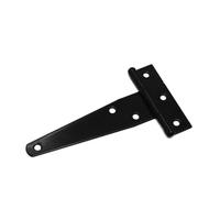 1 pz Cerniera triangolare a forma di T in vernice nera for armadietti, capannoni, porte in legno, cancelli(4 Inch)