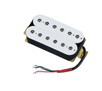 1 Pz. Chitarra Elettrica Double Coil Humbucker Pickup Bridge/Collo Pickup Passivo W/Altezza Regolazione Viti Pickup chitarra elettrica (Color : 52 Bridge White)