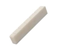 1 Pz Chitarra Vero Dado Chitarra Elettrica A 6 Corde Dado In Osso Beige 52mm pre Capotasto Scanalato