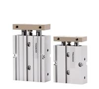 1 pz Cilindro a doppio albero e doppio stelo Piccolo pneumatico TDA ad alta spinta TN10/16/20/25/32-15X50X70X100S(Stroke 125mm,Bore 10mm)