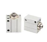 1 pz Cilindro pneumatico a montaggio libero a doppio effetto con foro magnetico 6 8 10 12 16 20-4/5/6/8/10/15/20/25/30D(Bore 8 mm(CUJB),Stroke 25mm)