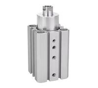 1 pz Cilindro Pneumatico Piatto Rotante di Bloccaggio Verso Il Basso Pressione di 90 Gradi Attraverso Piastra Tipo Foro 20/25/32/40mm Corsa 5mm(QDKL20-SU)