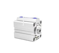 1 pz Cilindro pneumatico SDA 16/20/25/32/40/50/63/180/100 Serie Doppio effetto Corsa 5-100 mm Cilindri ad aria sottile compatti(20mm Stroke,SDA40 (40mm Bore))