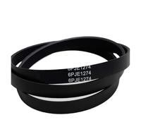 1 pz. Cinghia for lavatrice a tamburo 6EPJ1274 6PJE1274 6PJ1274 6J1274, compatibile con Midea