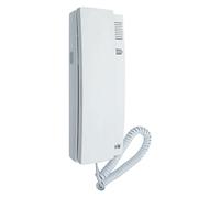 1 PZ Citofono Universale Bianco Audio Bi-Direzionale, Apertura Elettrica e Design Compatto per Impianti Tradizionali NextradeItalia Mod.FERX.OCFBJBBNLM
